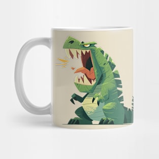 angry dinosaur Mug